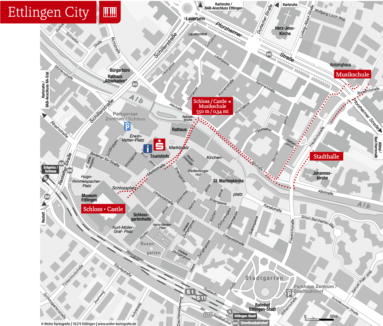 Ettlingen City Map